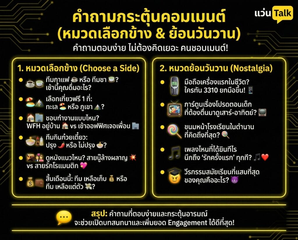1. หมวดเลือกข้าง