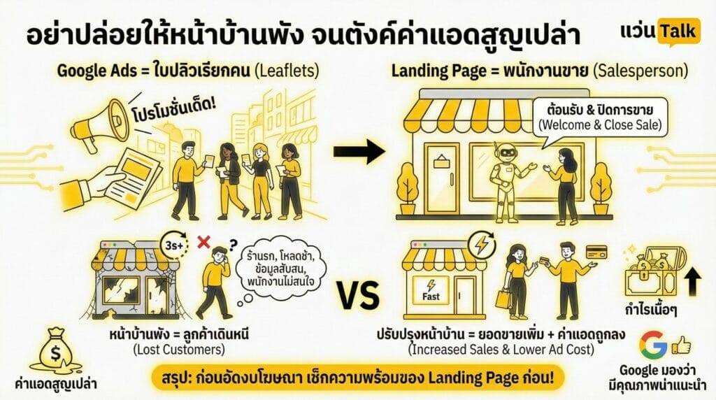 อย่าปล่อยให้หน้าบ้านพัง จนตังค์ค่าแอดสูญเปล่า