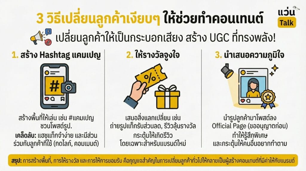 3 วิธีเปลี่ยนลูกค้าเงียบๆ ให้ช่วยทำคอนเทนต์ (2)