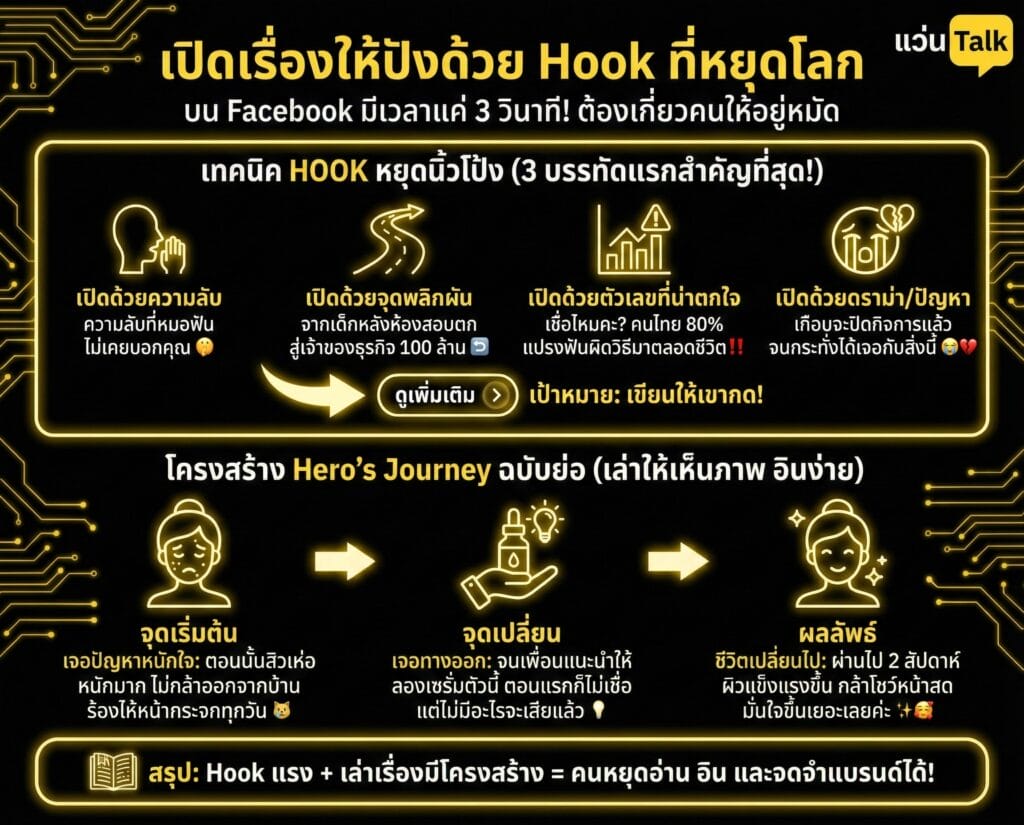 เปิดเรื่องให้ปังด้วย Hook ที่หยุดโลก