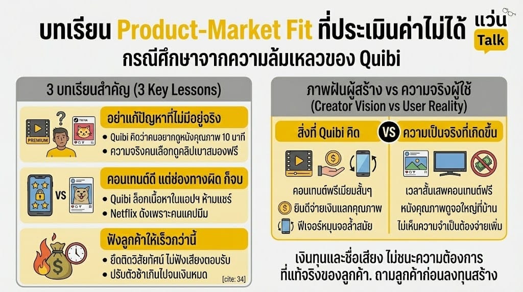 บทเรียนเรื่อง Product-Market Fit ที่ประเมินค่าไม่ได้