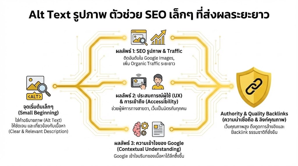 Alt Text รูปภาพ ตัวช่วย SEO เล็กๆ ที่ส่งผลระยะยาว
