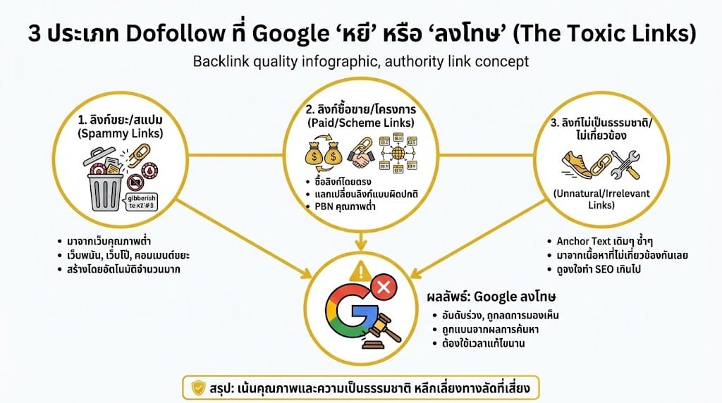 Dofollow Link แบบไหนที่ Google ยังให้ค่า