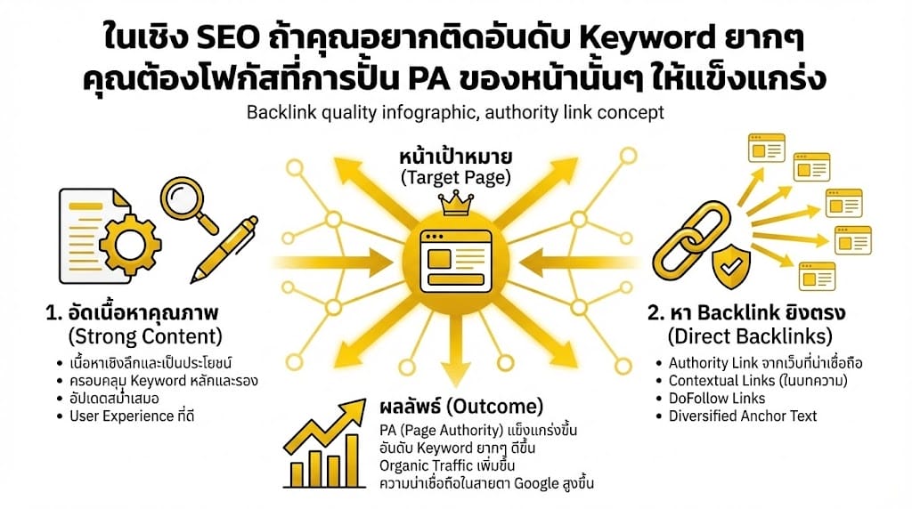 Page Authority ส่าคัญกว่าทั้งเว็บหรือไม่ในเชิง SEO