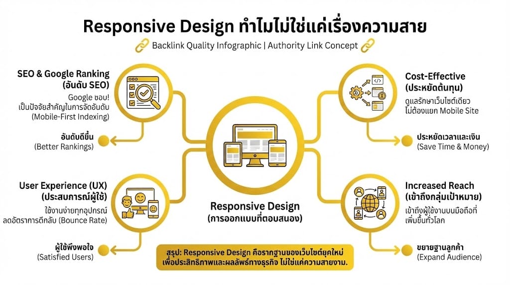 Responsive Design ทำไมไม่ใช่แค่เรื่องความสาย