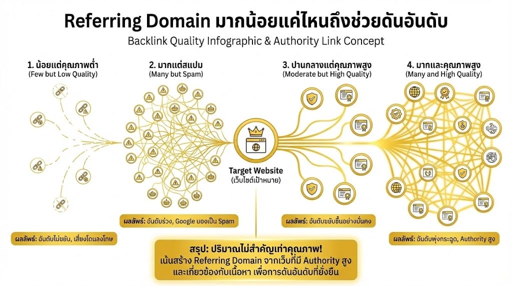 Referring Domain มากน้อยแค่ไหนถึงช่วยดันอันดับ
