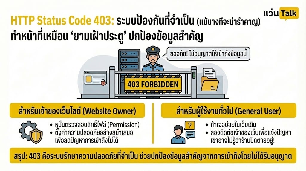 ระบบป้องกันที่บางทีก็น่ารำคาญ แต่จำเป็น